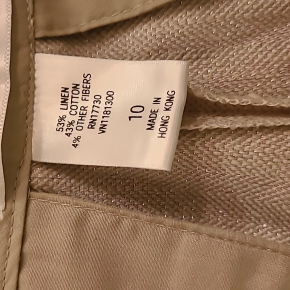 NWT ISAAC MIZRAHI TAILORED MidLength BERMUDA SHORTS sz 10 - Picture 8 of 9